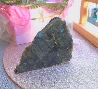 Labradorite 1 face Brut 1 face Poli