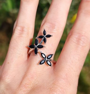 Bague spinelle - argent