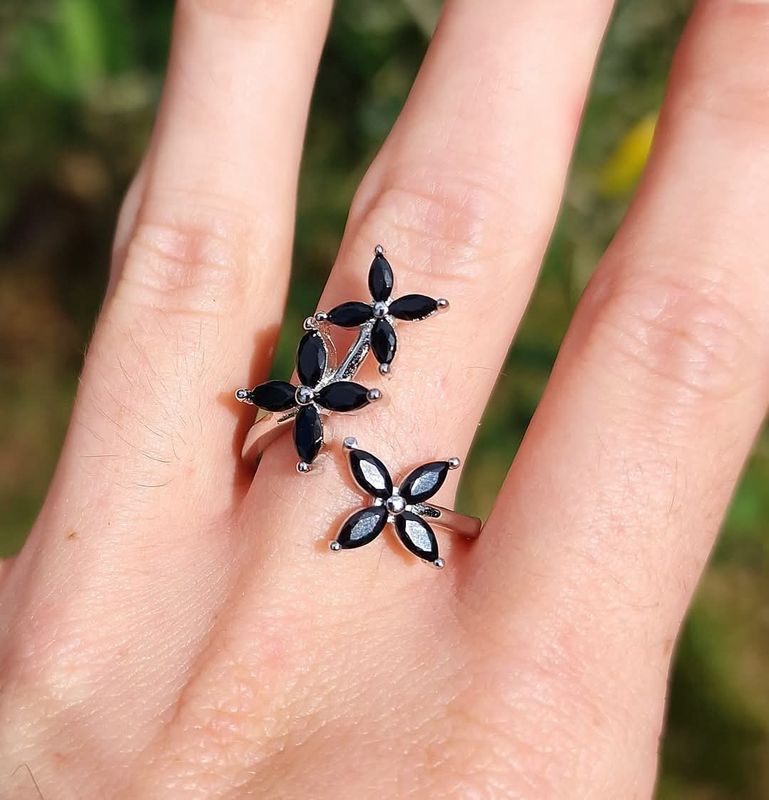 Bague spinelle - argent