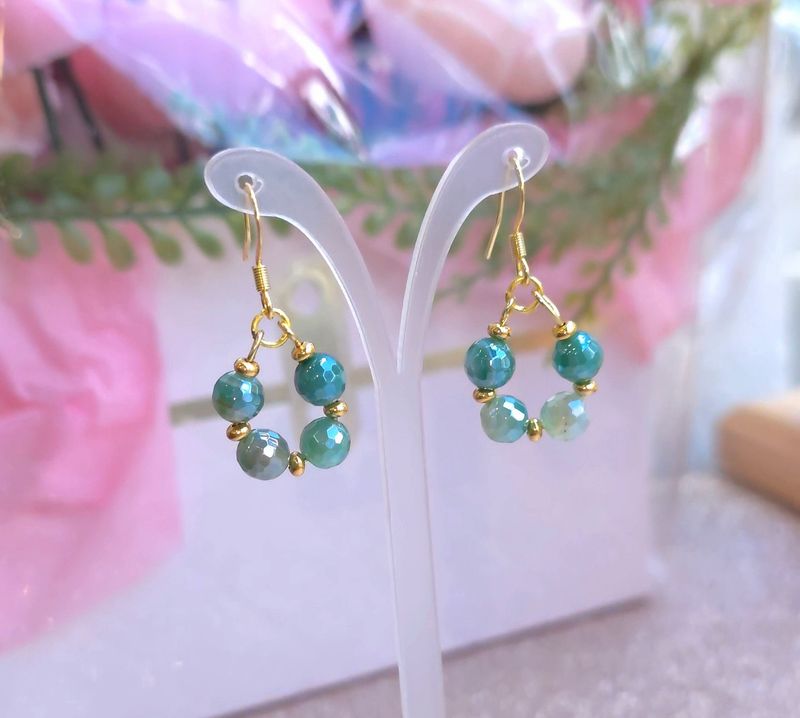 Boucle Agate Verte