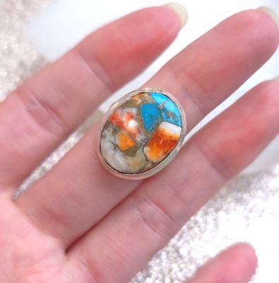 Bague Jaspe Polychrome 