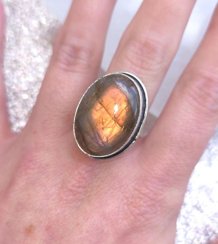 Bague Labradorite n°2