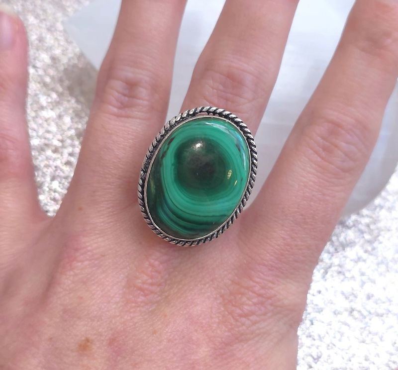 Bague Malachite n°2