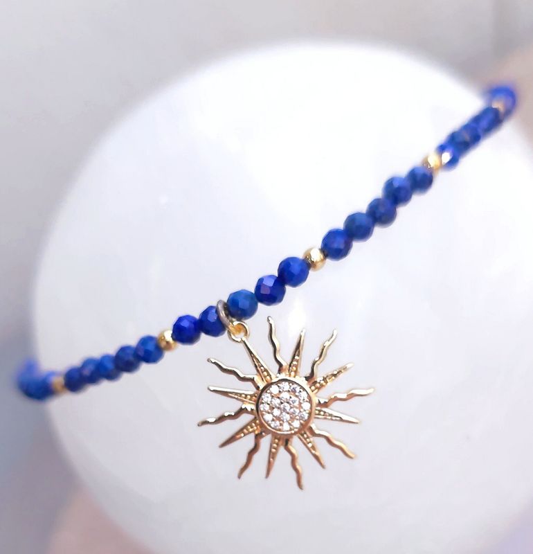 Bracelet de Cheville - Lapis Lazuli