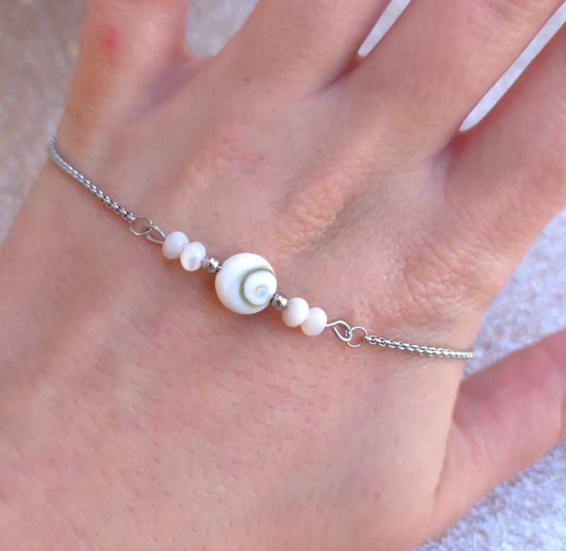 Bracelet Oeil de Sainte Lucie - Argenté 
