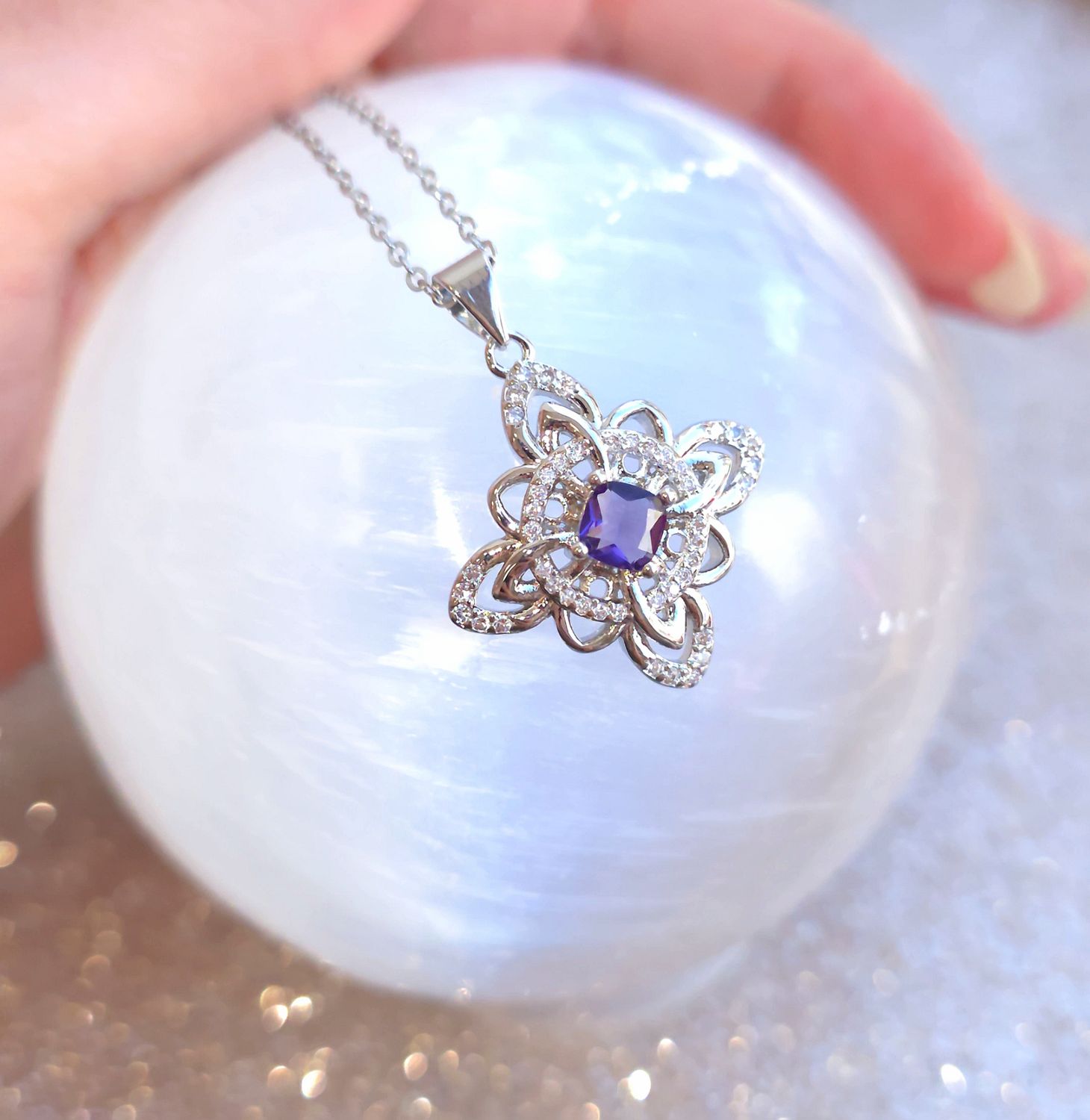 Pendentif Améthyste - Argent 925
