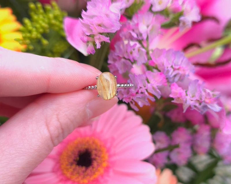 Bague Quartz Rutile n°1