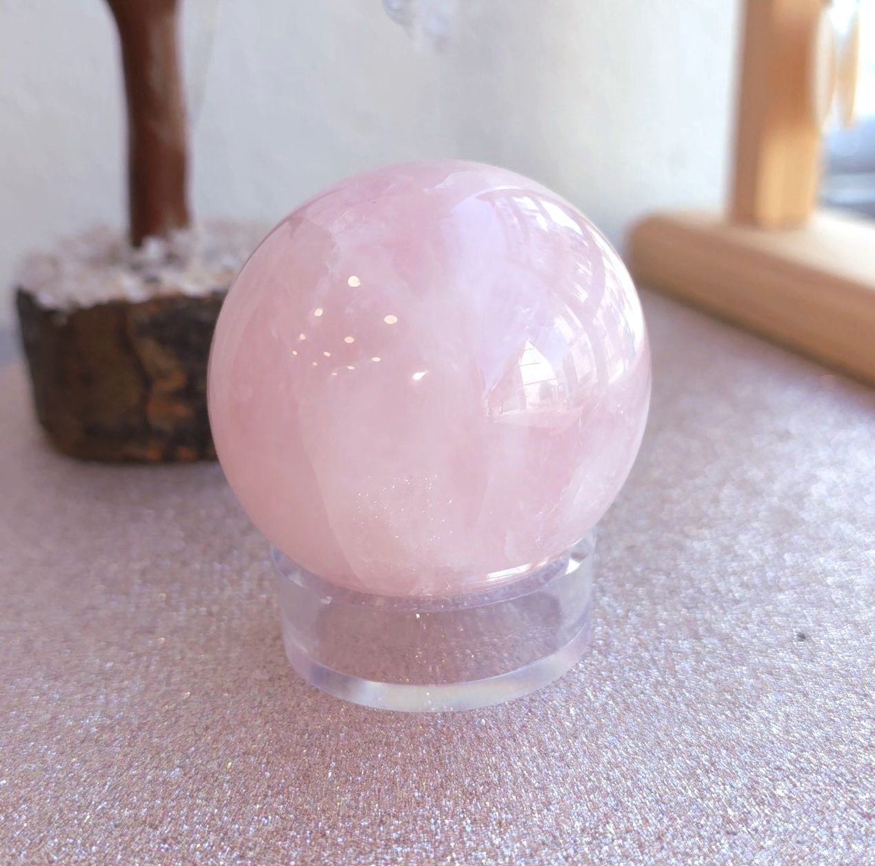 Sphère Quartz Rose