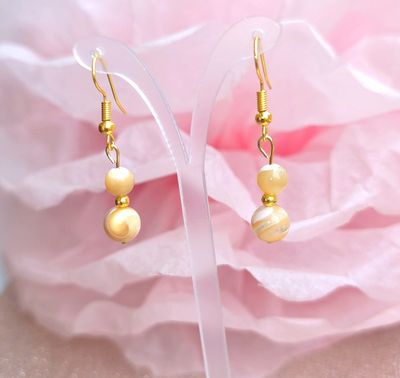 Boucle Nacre Coquillage 