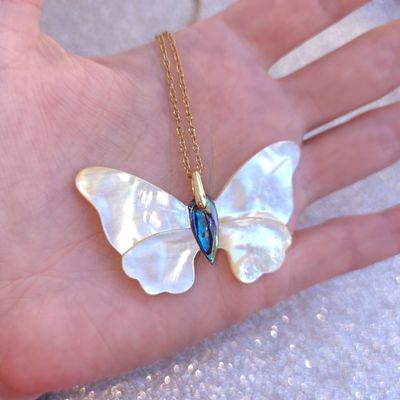 Papillon Nacre et Abalone