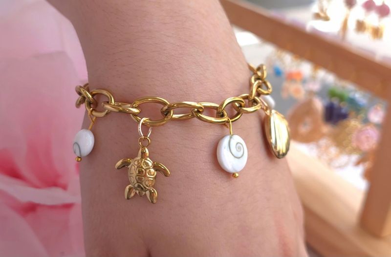 Bracelet oeil de St Lucie - Acier inoxydable