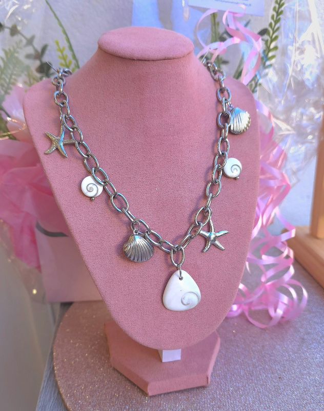 Collier oeil de St Lucie - Acier inoxydable