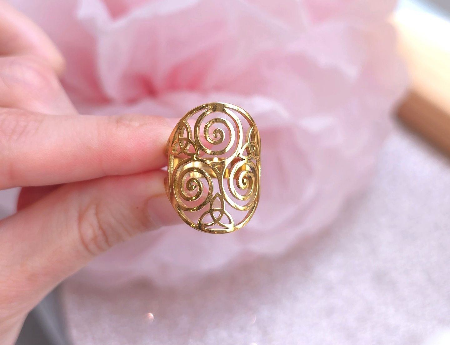 Bague Trisquel - Doré 