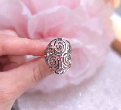 Bague Trisquel - Argenté 