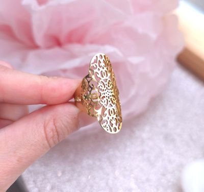 Bague Mandala - Doré 