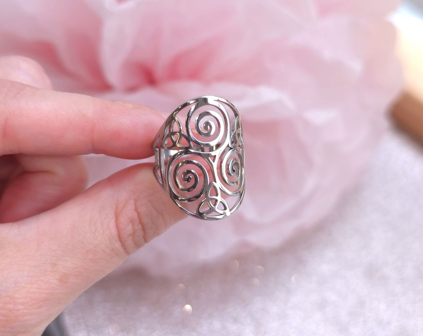 Bague Trisquel - Argenté 
