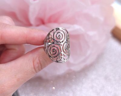 Bague Trisquel - Argenté 