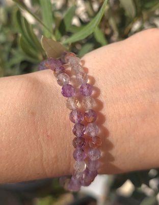 Bracelet Super Seven Facetté ø6