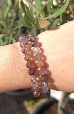 Bracelet Super Seven Facetté ø8