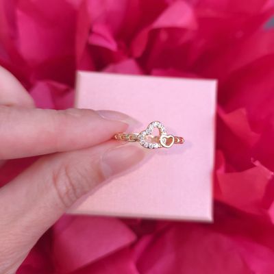 Bague Coeur Cristal de Roche