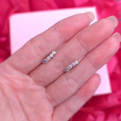 Boucle Créole - Améthyste/Quartz Rose/Quartz Citron/Quartz Bleue