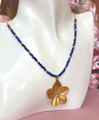 Collier Lapis-Lazuli ø4