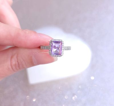 Bague Améthyste - Argent 925