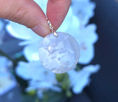 Agate Plume Blanche n°4