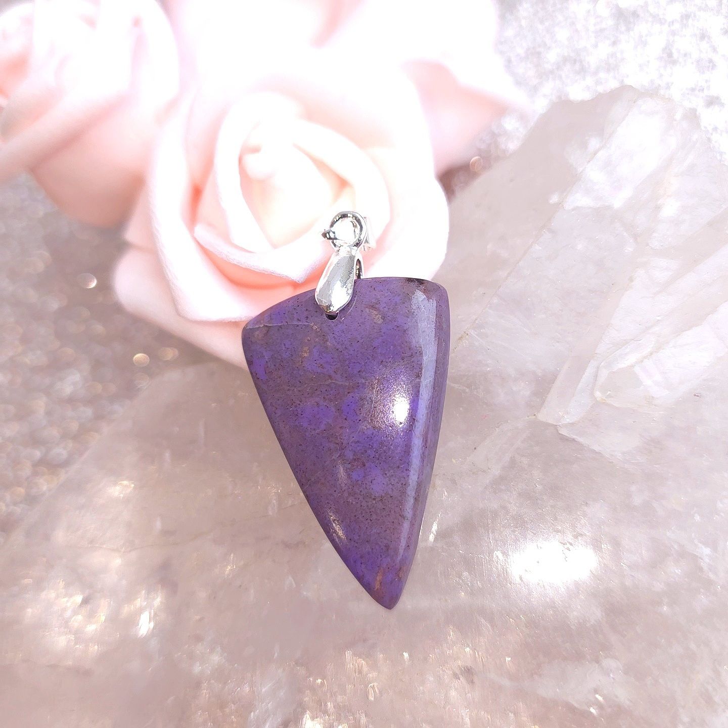 pendentif Jade lavande n°6