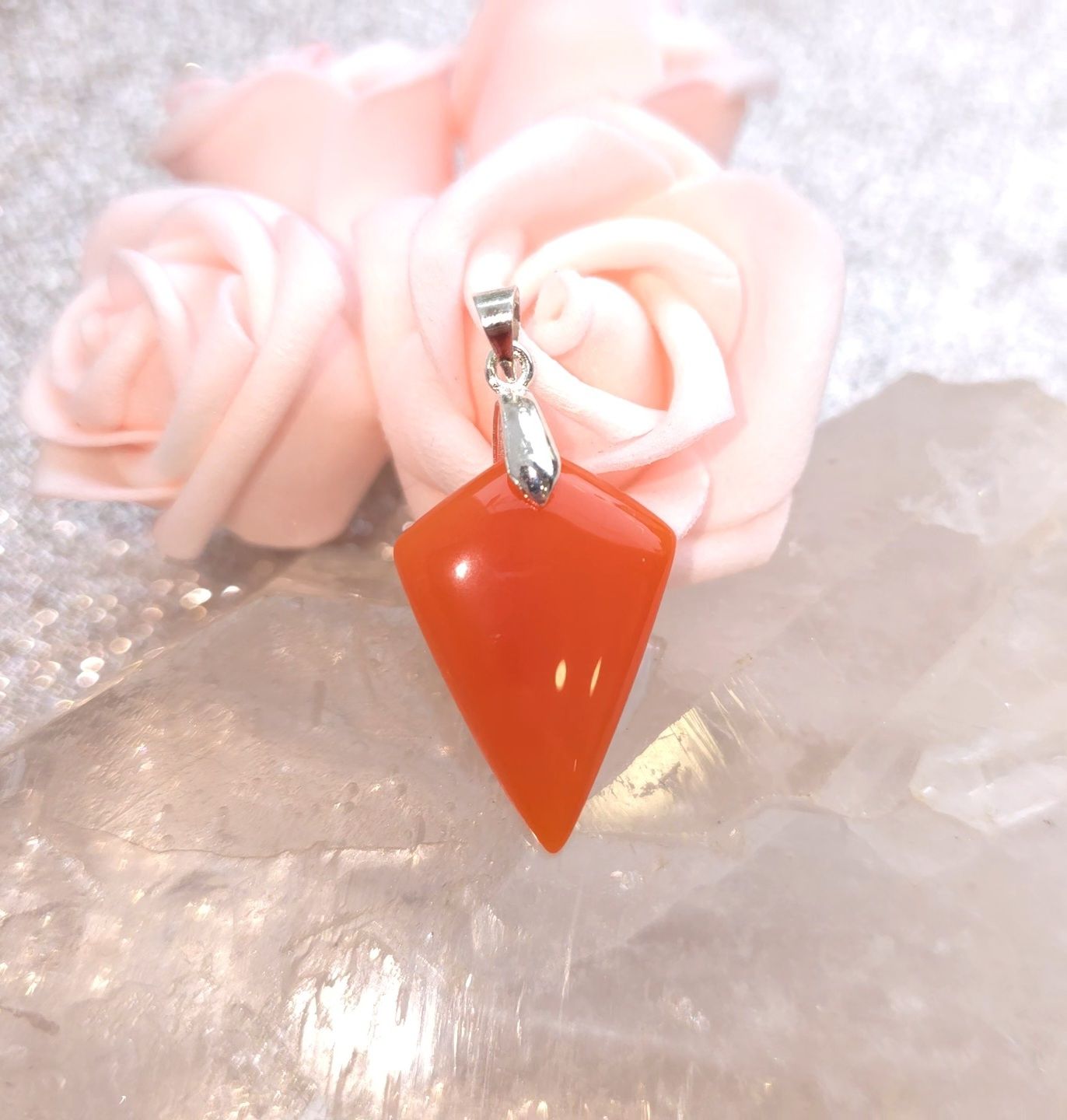 Cornaline pendentif