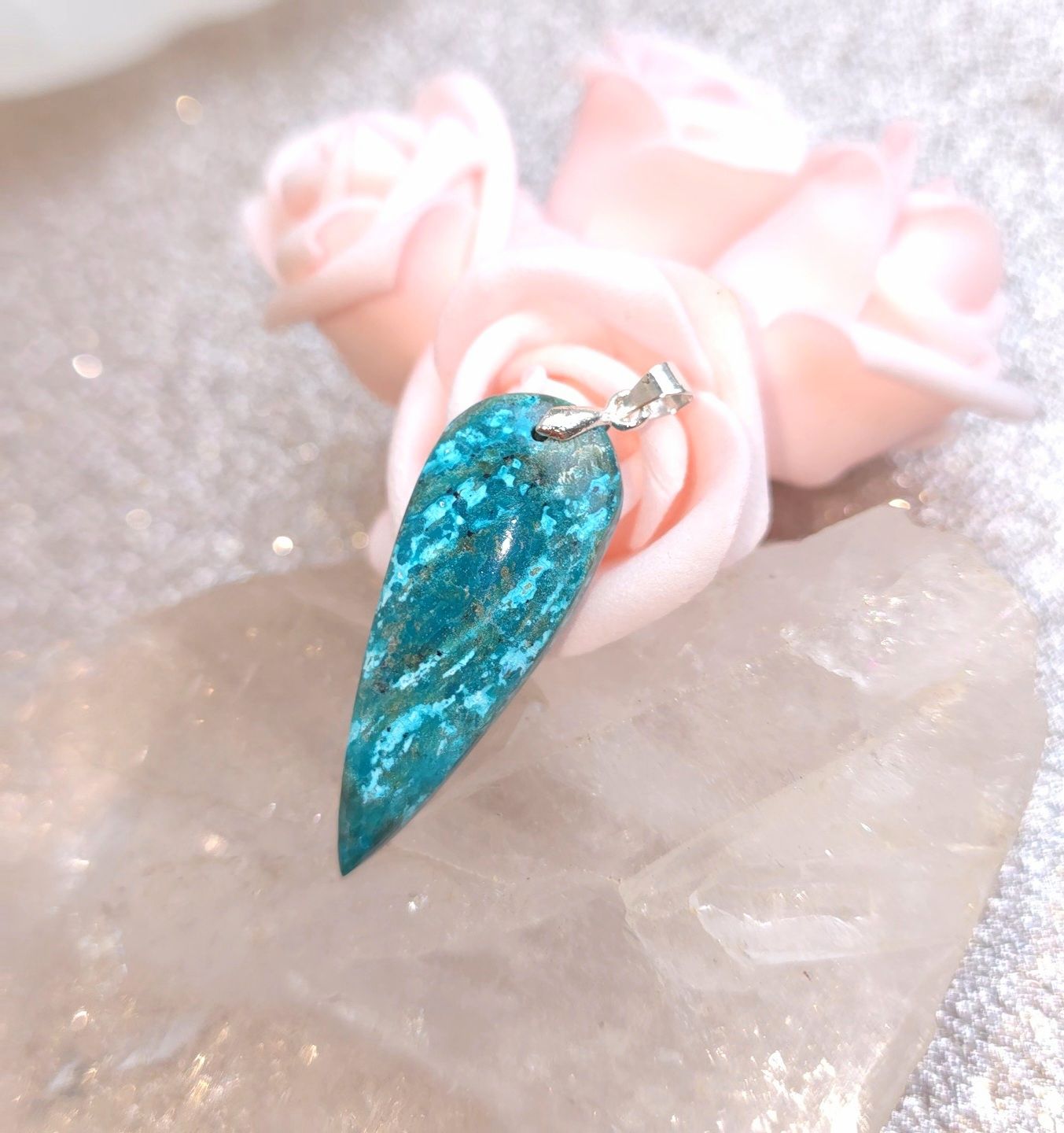 Ajoïte ,ajoite pendentid goutte