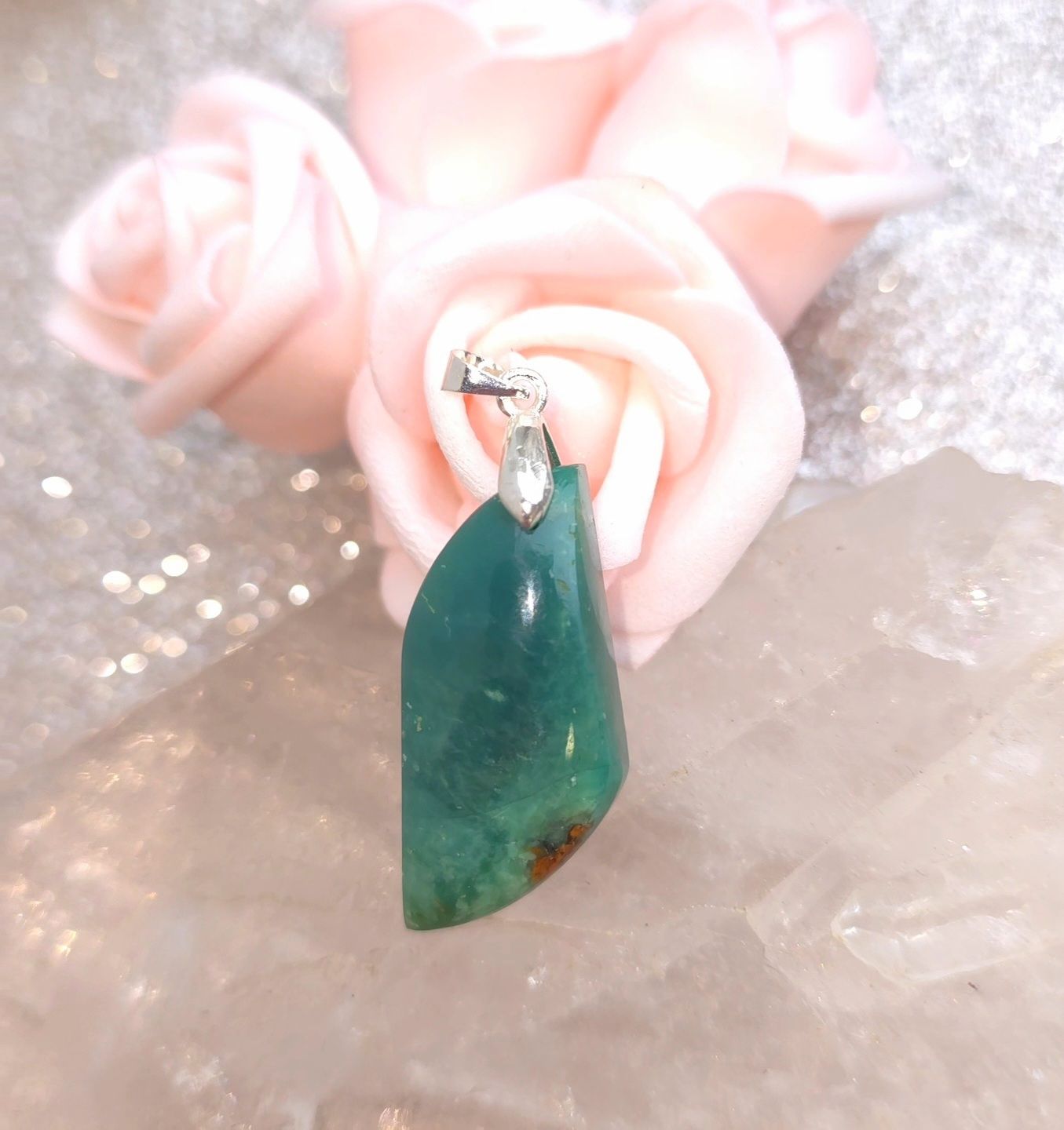 Chrysoprase foncé marquise