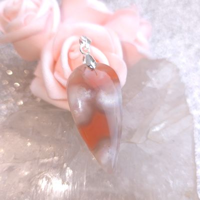 Agate du Botswana orange