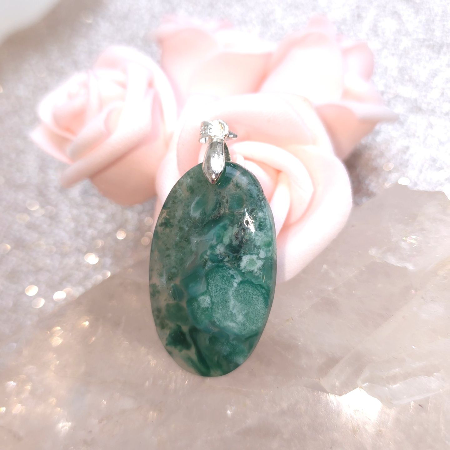 Calcédoine verte