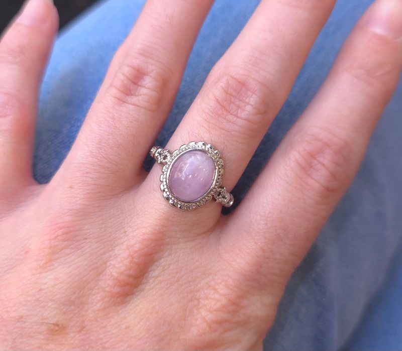 Bague kunzite n°1