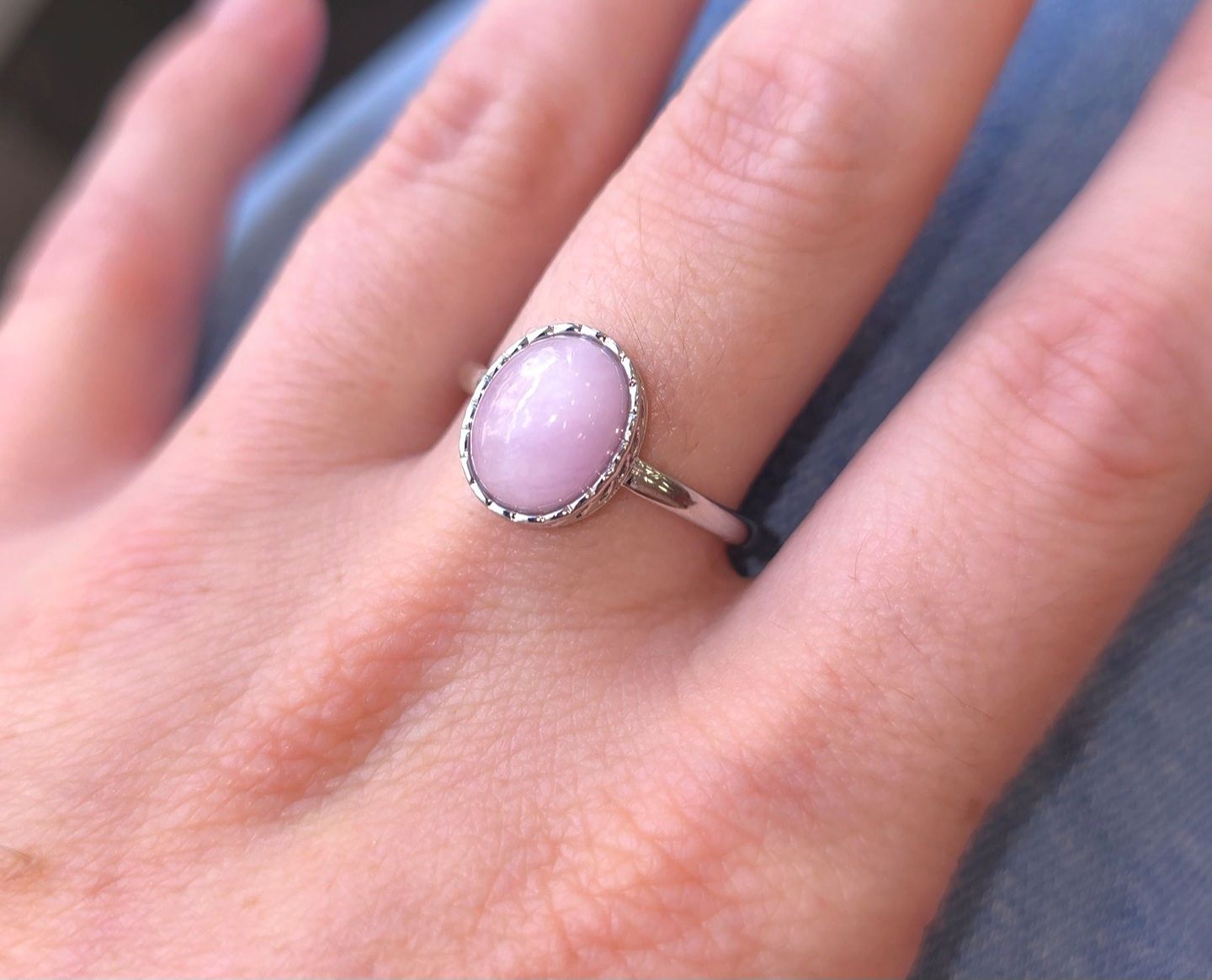 Bague kunzite n°2