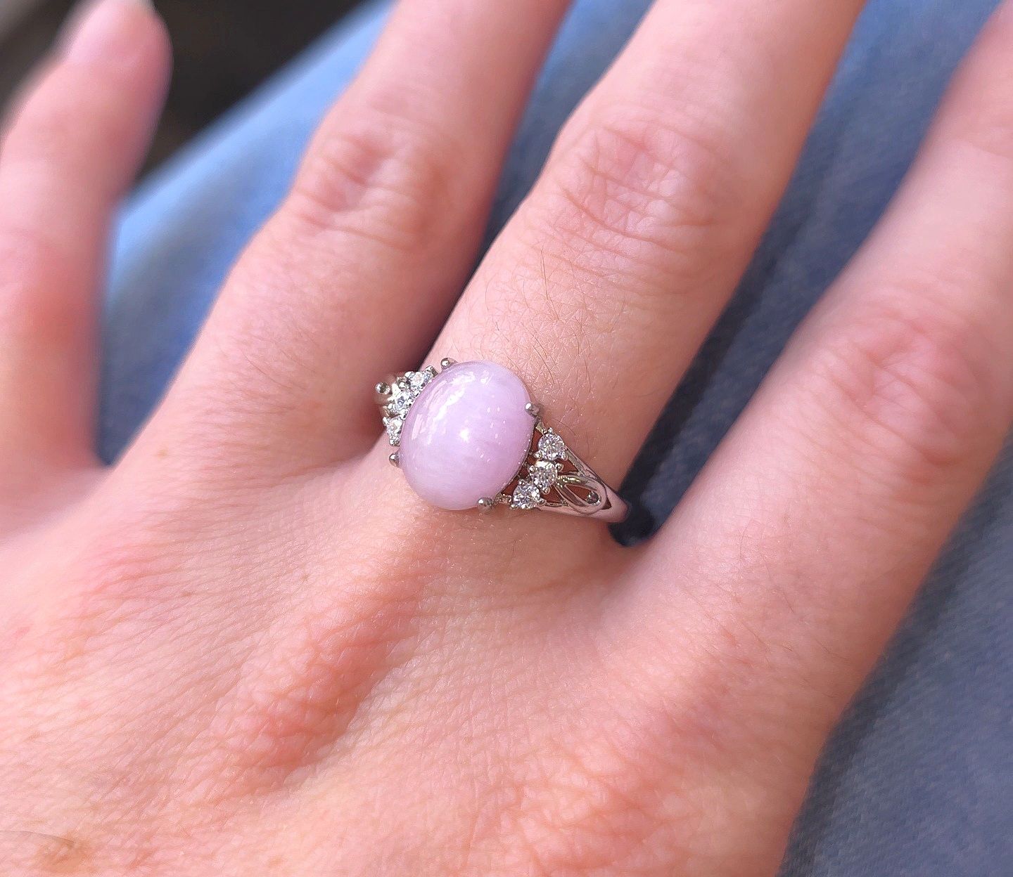 Bague kunzite n°3