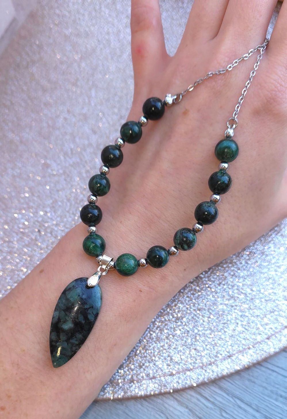 Collier Emeraude 