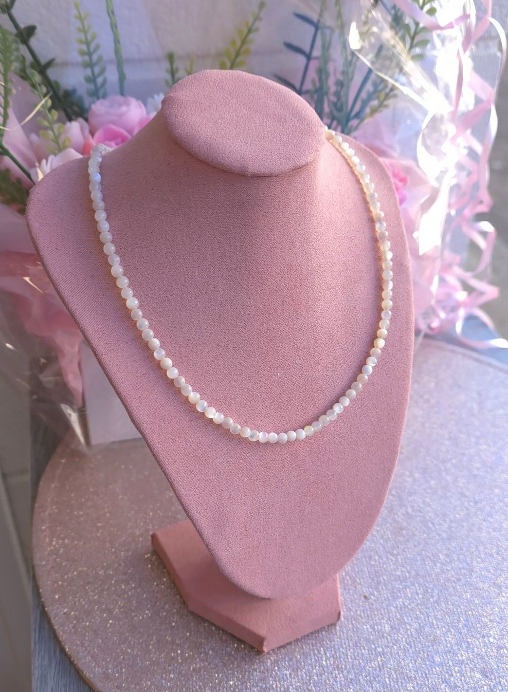 Collier Nacre ø4
