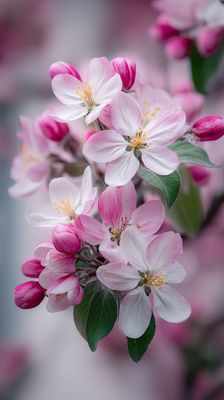 Rose/Fleur de Pommier