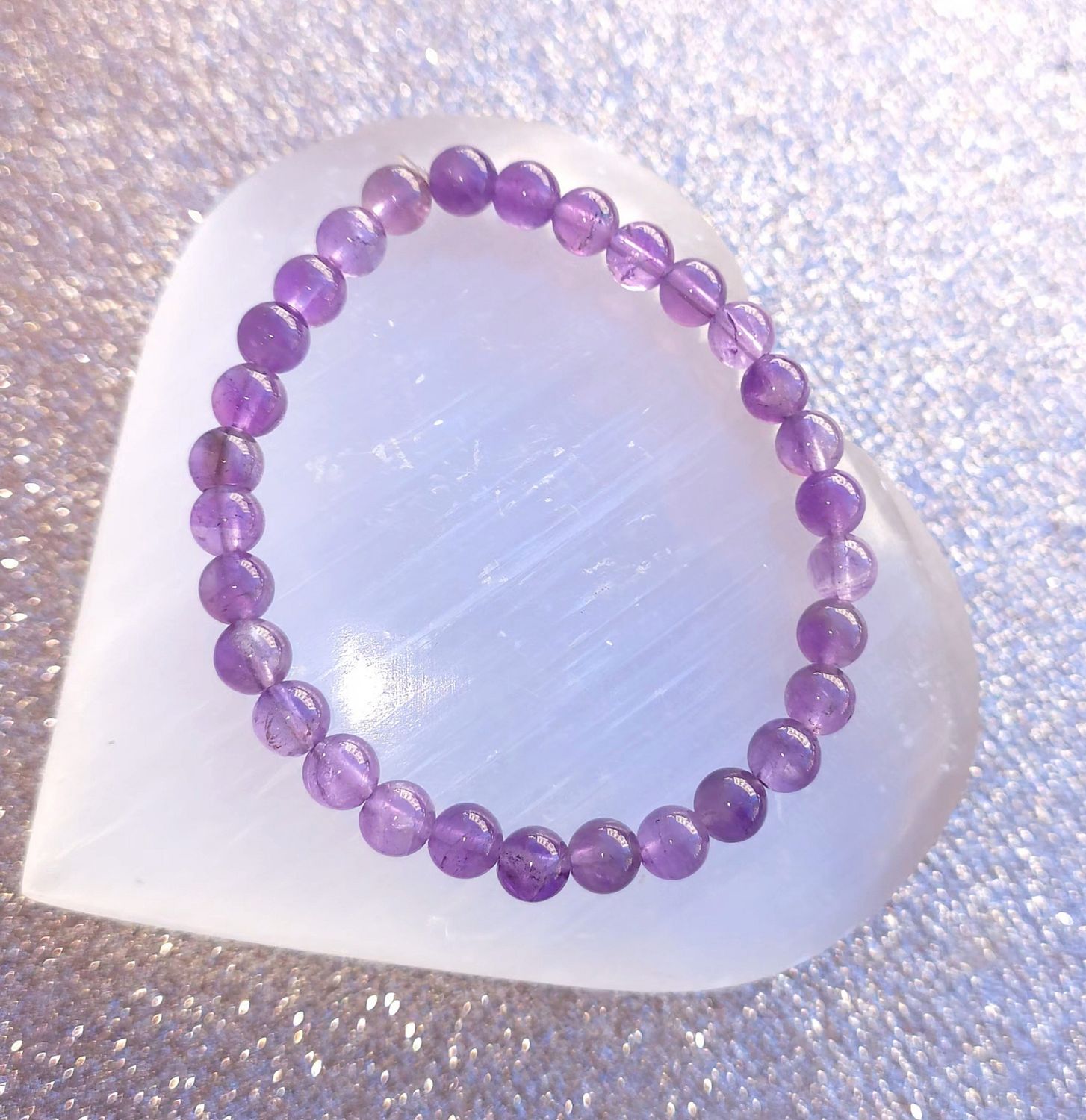 Bracelet Amethyste ø6
