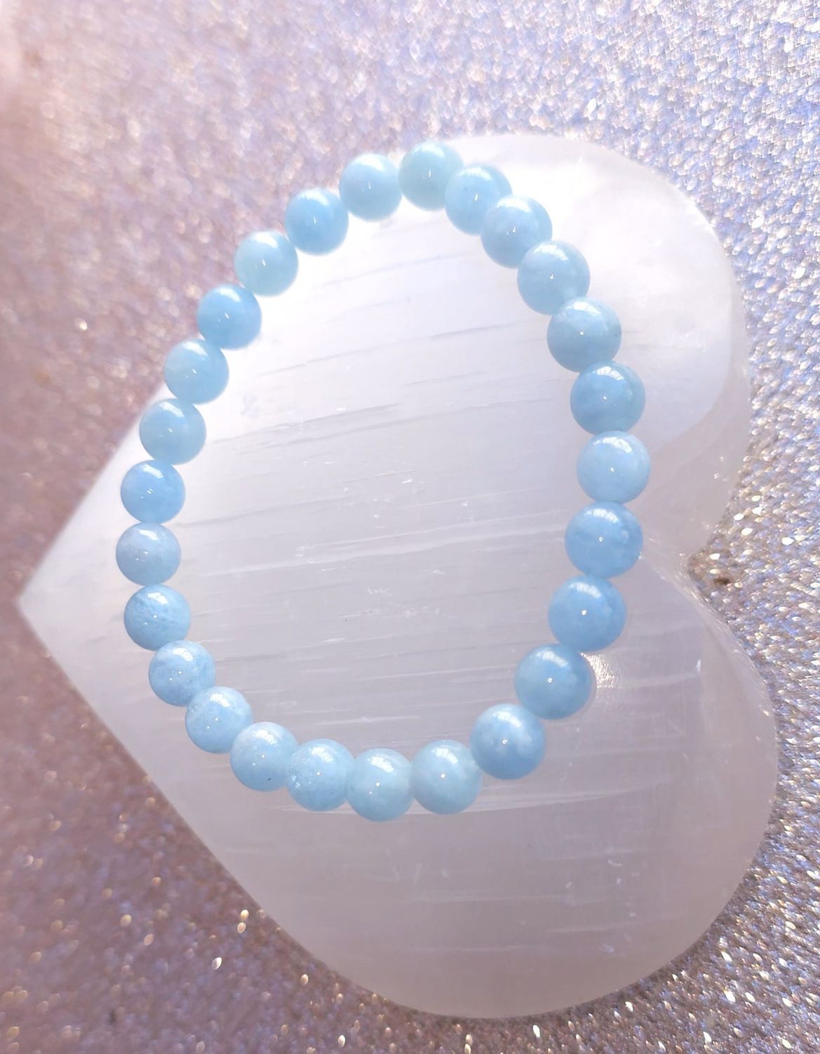 Bracelet Aigue Marine ø6