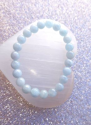 Bracelet Aigue Marine du Brésil AA+ ø8