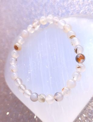 Bracelet Agate Montana ø6