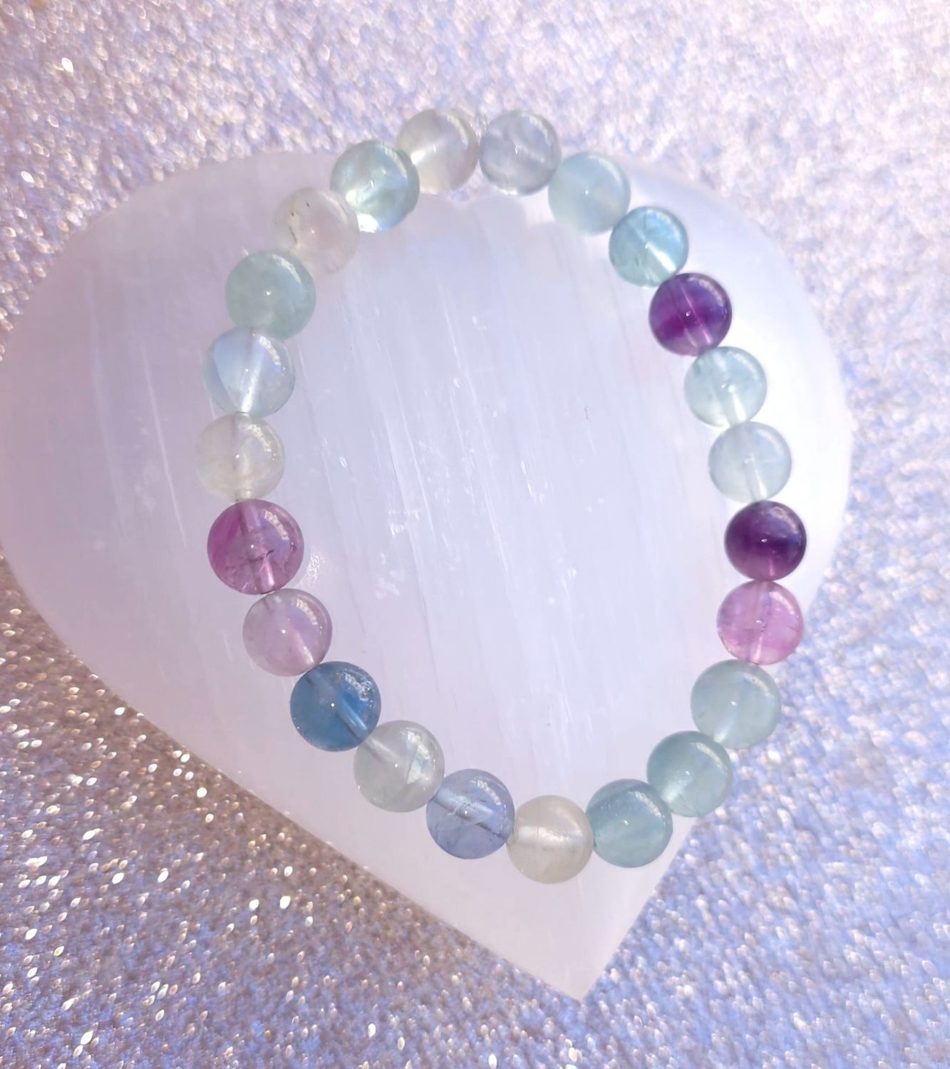 Bracelet Fluorite ø8