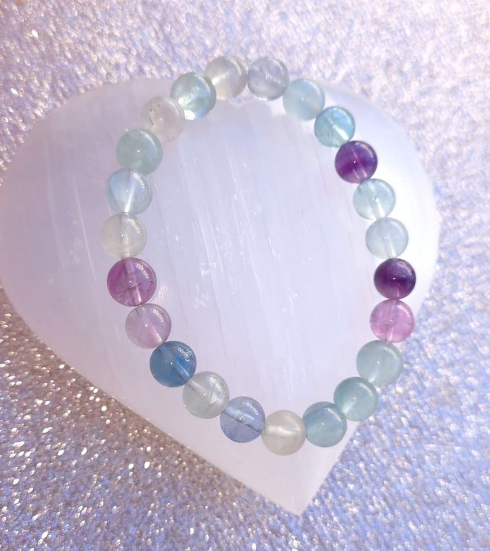 Bracelet Fluorite ø8