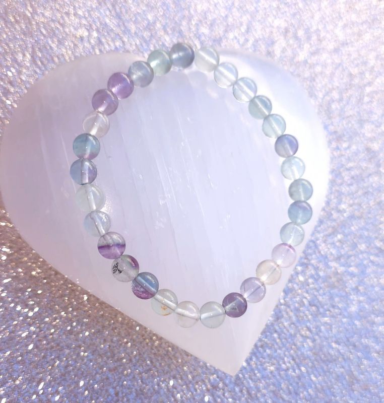 Bracelet Fluorite ø6