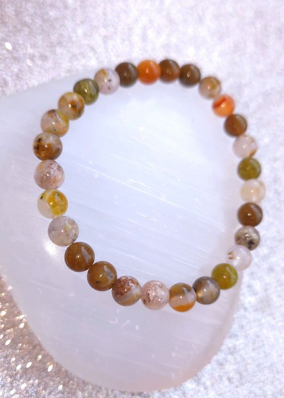 Bracelet Opale Verte ø6