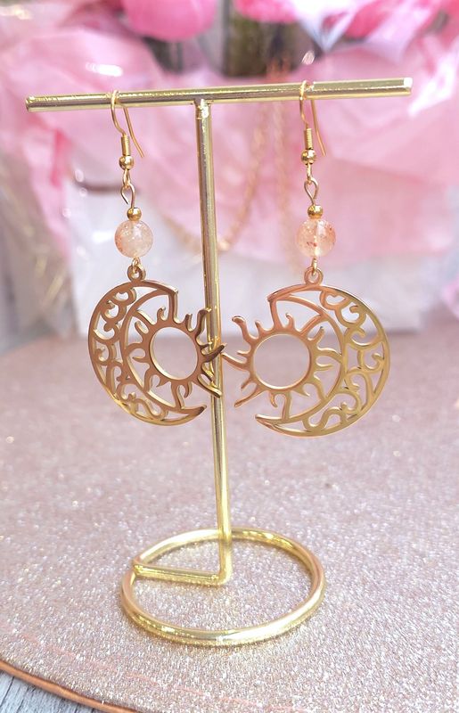 Boucle Lune Soleil - Pierre du soleil