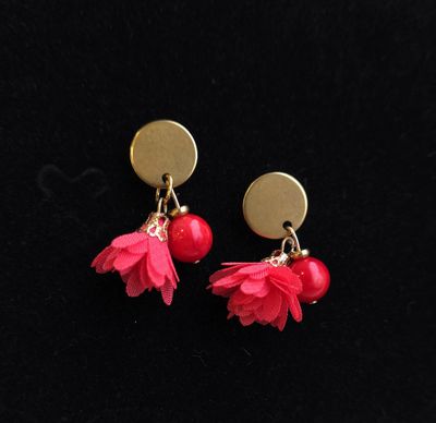 Boucle Pompon - Bambou de Mer